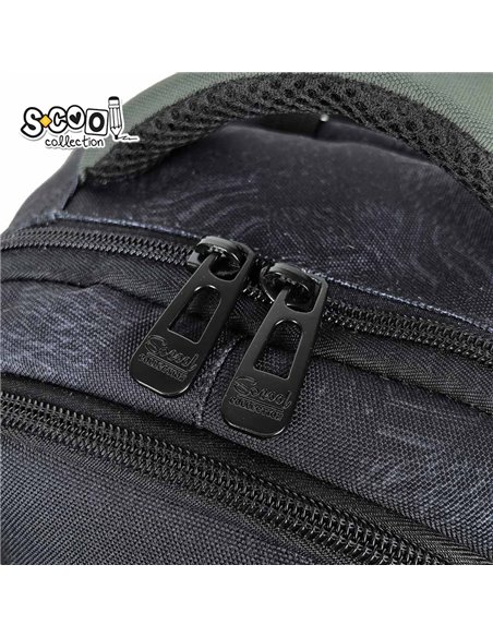Ghiozdan scoala ergonomic S-COOL SC3320, 40 x 29 x 14 cm, Motiv Play on