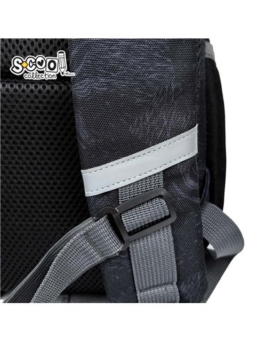 Ghiozdan scoala ergonomic S-COOL SC3320, 40 x 29 x 14 cm, Motiv Play on