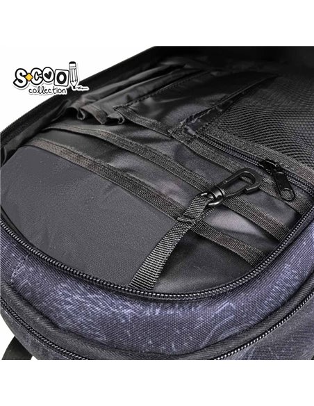 Ghiozdan scoala ergonomic S-COOL SC3320, 40 x 29 x 14 cm, Motiv Play on