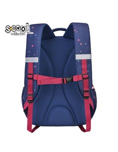 Ghiozdan scoala ergonomic Urban S-COOL SC3379, 42 x 31 x 16 cm, Stars 2