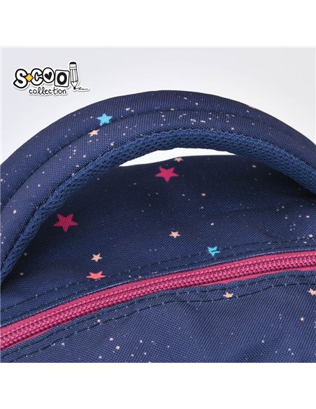 Ghiozdan scoala ergonomic Urban S-COOL SC3379, 42 x 31 x 16 cm, Stars