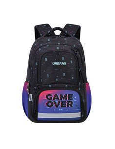 Ghiozdan scoala ergonomic Urban S-COOL SC3380, 42 x 31 x 16 cm, Game over