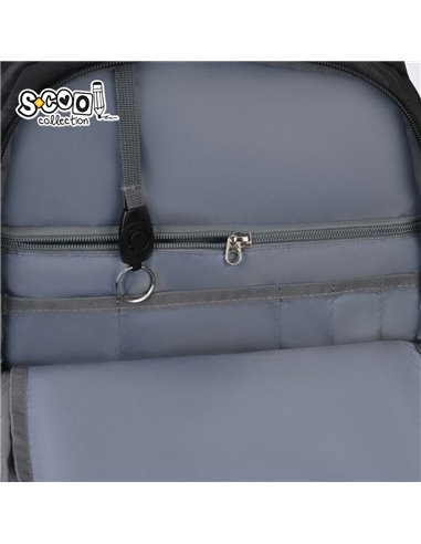 Ghiozdan scoala ergonomic Urban S-COOL SC3383, 42 x 31 x 16 cm, Play on