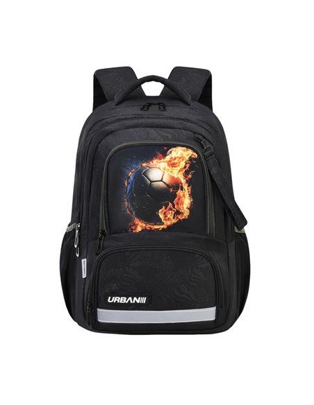 Ghiozdan scoala ergonomic Urban S-COOL SC3383, 42 x 31 x 16 cm, Play on