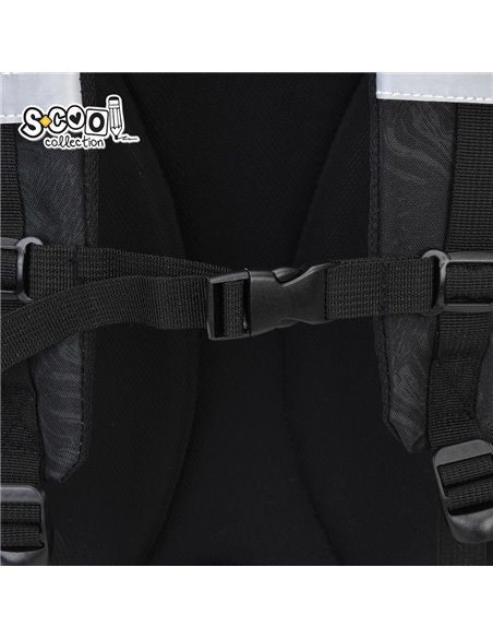 Ghiozdan scoala ergonomic Urban S-COOL SC3383, 42 x 31 x 16 cm, Play on