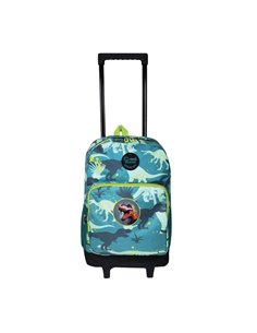 Ghiozdan scoala tip troller S-COOL SC3446, 45 x 32 x 16.5 cm, Dinozaur
