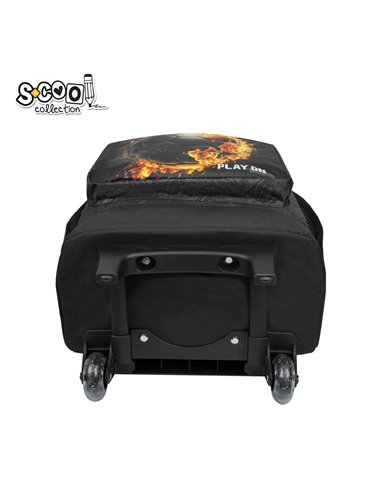 Ghiozdan scoala tip troller S-COOL SC3447, 45 x 32 x 16.5 cm, Play on