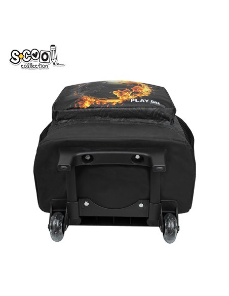 Ghiozdan scoala tip troller S-COOL SC3447, 45 x 32 x 16.5 cm, Play on
