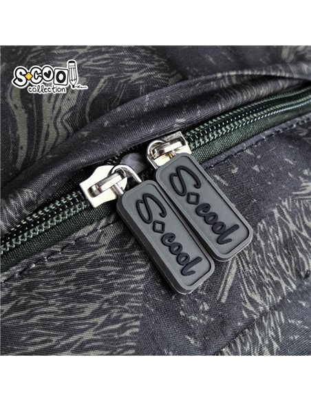 Ghiozdan scoala tip troller S-COOL SC3447, 45 x 32 x 16.5 cm, Play on