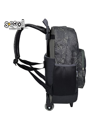 Ghiozdan scoala tip troller S-COOL SC3447, 45 x 32 x 16.5 cm, Play on