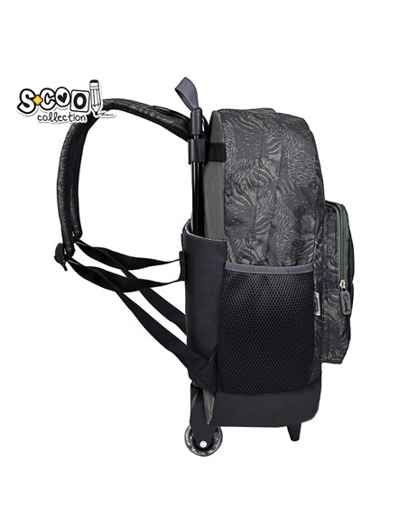 Ghiozdan scoala tip troller S-COOL SC3447, 45 x 32 x 16.5 cm, Play on