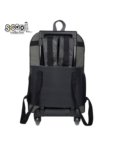 Ghiozdan scoala tip troller S-COOL SC3447, 45 x 32 x 16.5 cm, Play on