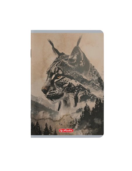 Set 10 caiete A5 Herlitz 400211735, 70 g/mp, velin, Motiv Into the wild