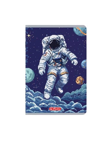 Set 10 caiete A5 Herlitz, 48 file, 70 g/mp, matematica, Motiv Megamix 2