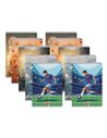 Set 10 caiete A5 Herlitz, 48 file, 70 g/mp, dictando, Motiv Megamix 2