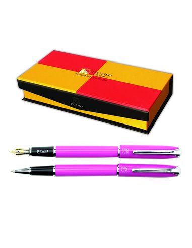 Set cadou Pix si Stilou PICASSO 916RZ, Roz