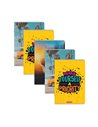 Set 5 caiete A4 Herlitz, 60 file, 70 g/mp, matematica, Motiv Megamix