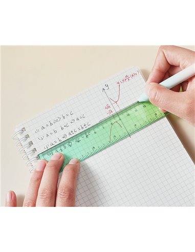 Rigla Deli DLEH653 Gradient NeonUP, 20 cm