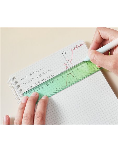 Rigla Deli DLEH653 Gradient NeonUP, 20 cm