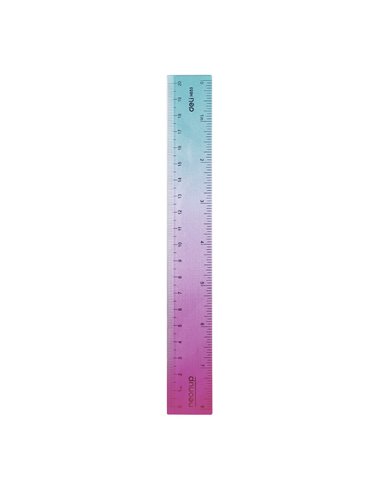 Rigla Deli DLEH653 Gradient NeonUP, 20 cm