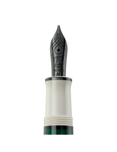 Stilou souveran m670 m ed sp warm grey penita aur 14k+accesorii placate negre gri cutie cadou