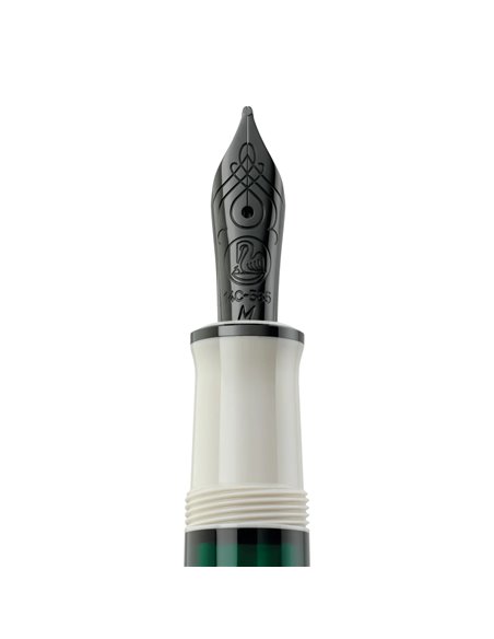 Stilou souveran m670 m ed sp warm grey penita aur 14k+accesorii placate negre gri cutie cadou