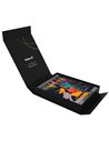 Stilou Pelikan Souveran M600 EF Art Collection Glauco Cambon, penita aur 14K, accesorii placate aur 24K, cutie cadou, Negru