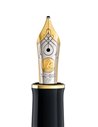 Stilou Pelikan Souveran M600 EF Art Collection Glauco Cambon, penita aur 14K, accesorii placate aur 24K, cutie cadou, Negru