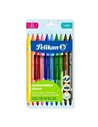 400207803,Carioci Pelikan Colorella Duo C407, 10 culori