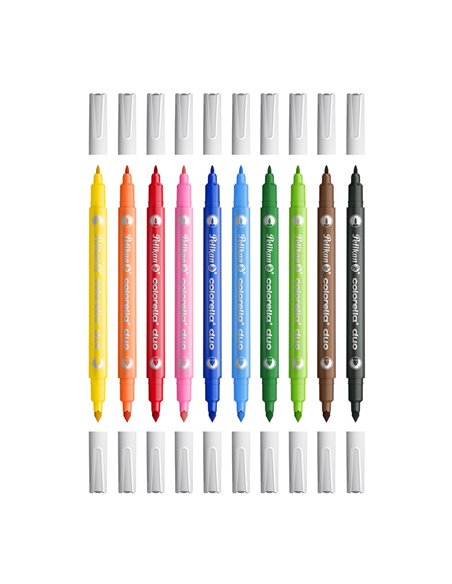 400207803,Carioci Pelikan Colorella Duo C407, 10 culori