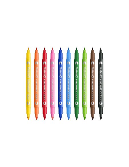 400207803,Carioci Pelikan Colorella Duo C407, 10 culori