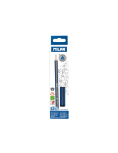 071230412-12,Creion grafit triunghiular 2B MILAN - Set 12