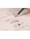 071230212-12,Creion grafit triunghiular B MILAN - Set 12