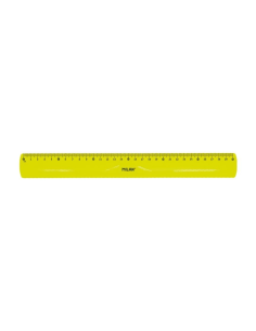 353801Y-24,Liniar 30 cm flexibil Galben MILAN - Set 24