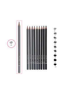 CG702-12,Creion negru 2B DACO - Set 12