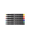 06P6T,Carioca 6 culori pentru textile MILAN
