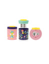 20161912FR-12,Ascutitoare plastic dubla cu container Fairy Tale MILAN - Set 12