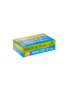 14050-10,Agrafe hartie 50 mm ECADA - Set 10