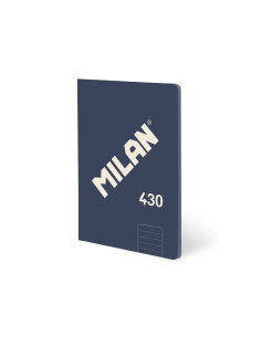 57242G48B-3,Caiet A4 48 file romana cusut Albastru MILAN - Set 3