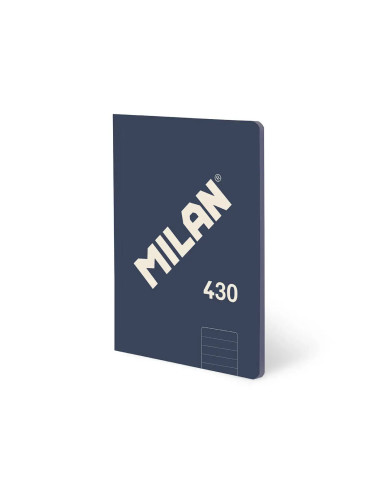 57242G48B-3,Caiet A4 48 file romana cusut Albastru MILAN - Set 3