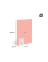 57242G48P-3,Caiet A4 48 file romana cusut Roz MILAN - Set 3