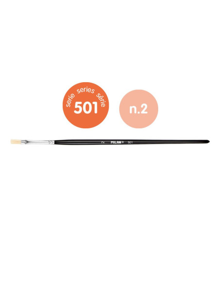 80332-6,Pensula seria 501 nr. 2 MILAN - Set 6