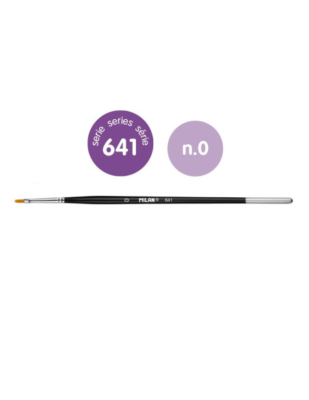 0464100-6,Pensula seria 641 nr. 0 MILAN - Set 6