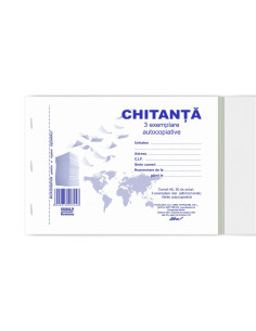 CHITANTIERA63EX,Chitantier A6 3 exemplare autocopiative 150 file L03448