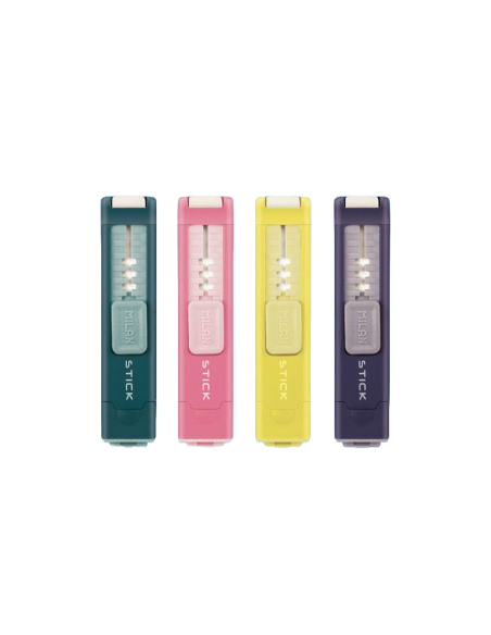 4702116-16,Ascutitoare cu radiera Stick MILAN - Set 16