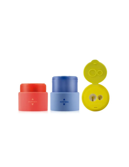 20162212-12,Ascutitoare dubla cu container EXTENSION MILAN - Set 12
