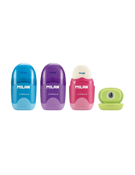 4701116-16,Ascutitoare cu radiera ovala MILAN - Set 16