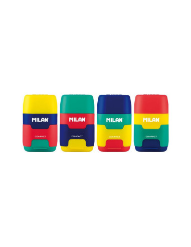 4710624-24,Ascutitoare cu radiera COMPACT Mix MILAN - Set 24