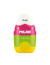 4709624-24,Ascutitoare cu radiera CAPSULE MIX - Set 24