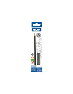071230112-12,Creion grafit triunghiular H MILAN - Set 12